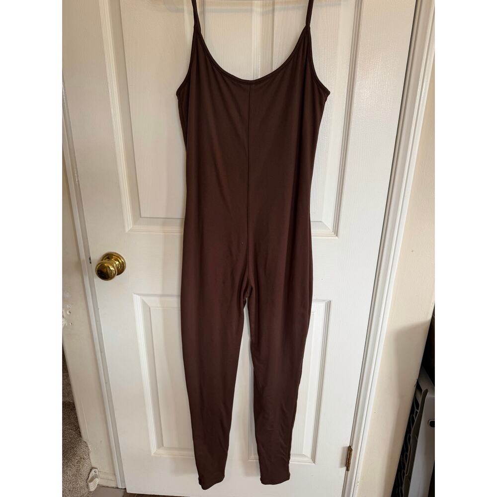 BUMPSUIT The Kate Maternity Jumpsuit Bodysuit in Chocolate Brown Size M - Picture 5 of 5